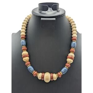 Avon Indian Summer Naturals Beaded 22" Necklace Vintage